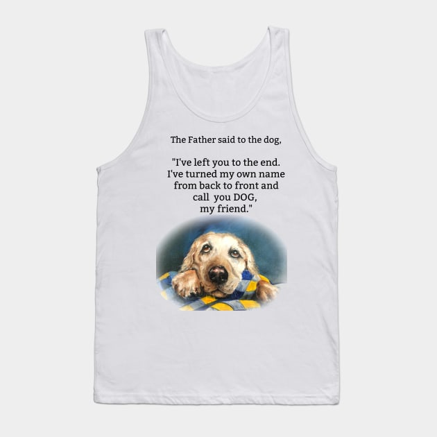 God names Dog Tank Top by B C Designs